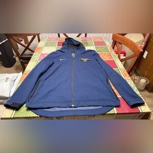 NBA Nike Mens Extra Large Dri-Fit New Orleans Pelicans Zip Up Hoodie Jacket XL